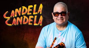 Pedro Pocholo Segundo con Boricua Legends celebrando el lanzamiento del álbum Candela, Candela en San Juan, Puerto Rico.